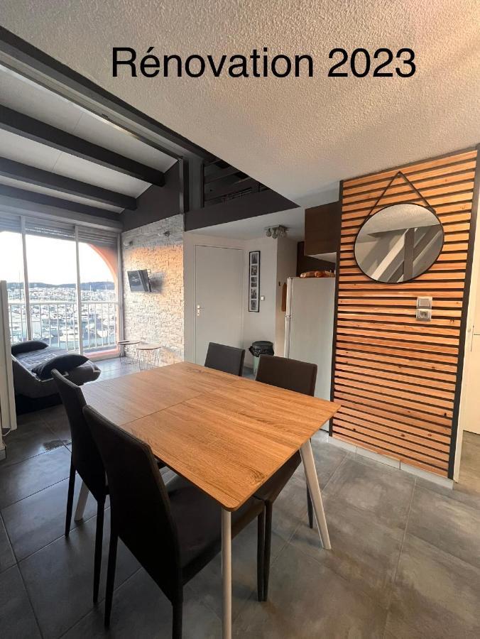 Belle Vue, T2 Mezzanine Renove 2023, Vue Port, 50 M De La De La Conque Apartment Agde